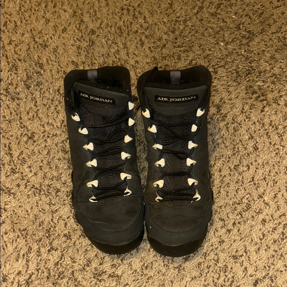 Jordan Kids Black and White Sneakers